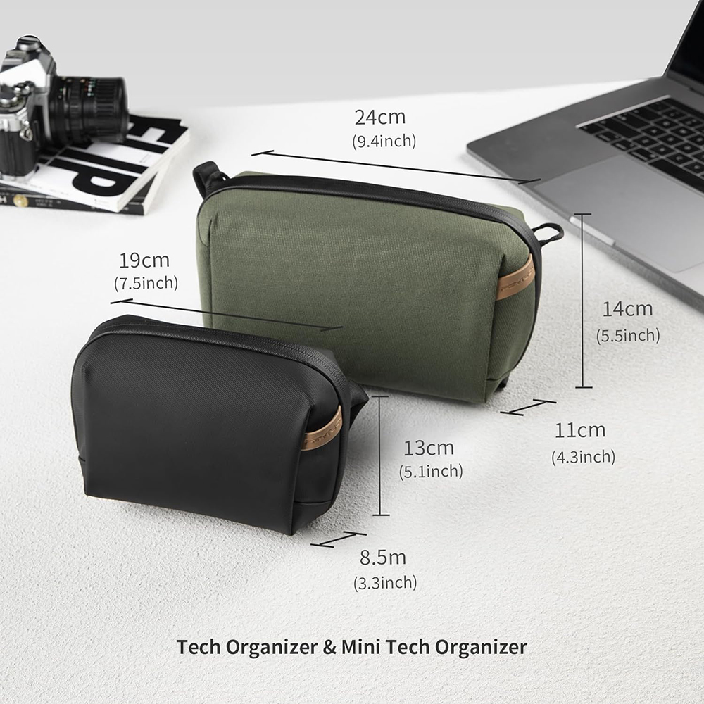حقيبة إكسسوارات PGYTECH مقاومة - مراجعة Tech Accessories Organizer Pouch وسعره