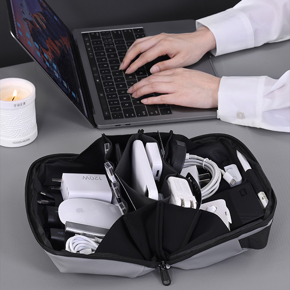 1 قطعة الحقيبة التكنولوجيا الس - مراجعة Tech Accessories Organizer Pouch وسعره