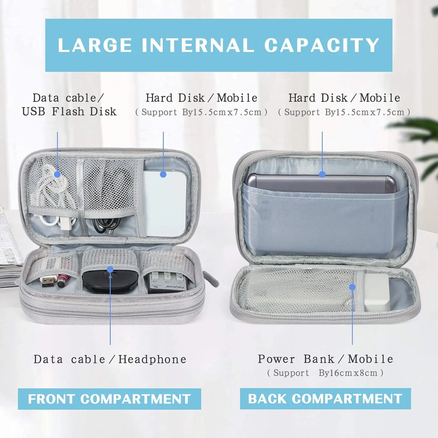 حقيبة منظم كابلات مقاومة للماء - مراجعة Tech Accessories Hard Case وسعره