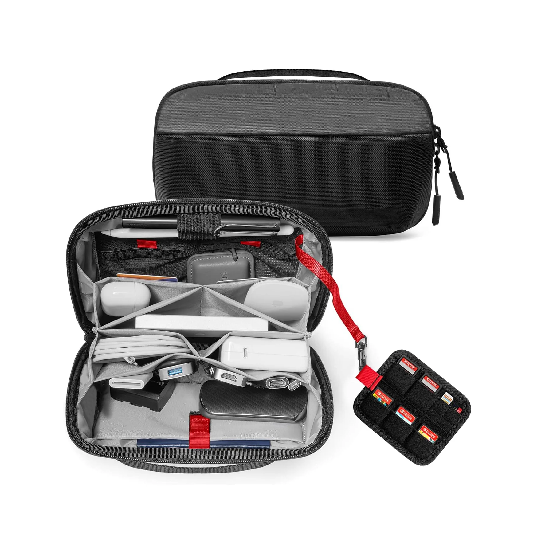 حقيبة تنظيم أدوات السفر، حافظة - مراجعة Tech Accessories Organizer Pouch وسعره