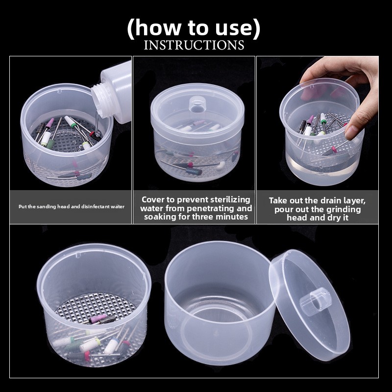 مسمار الفن لقمة ثقب رأس مطحنة  - مراجعة Tech Accessories Box وسعره
