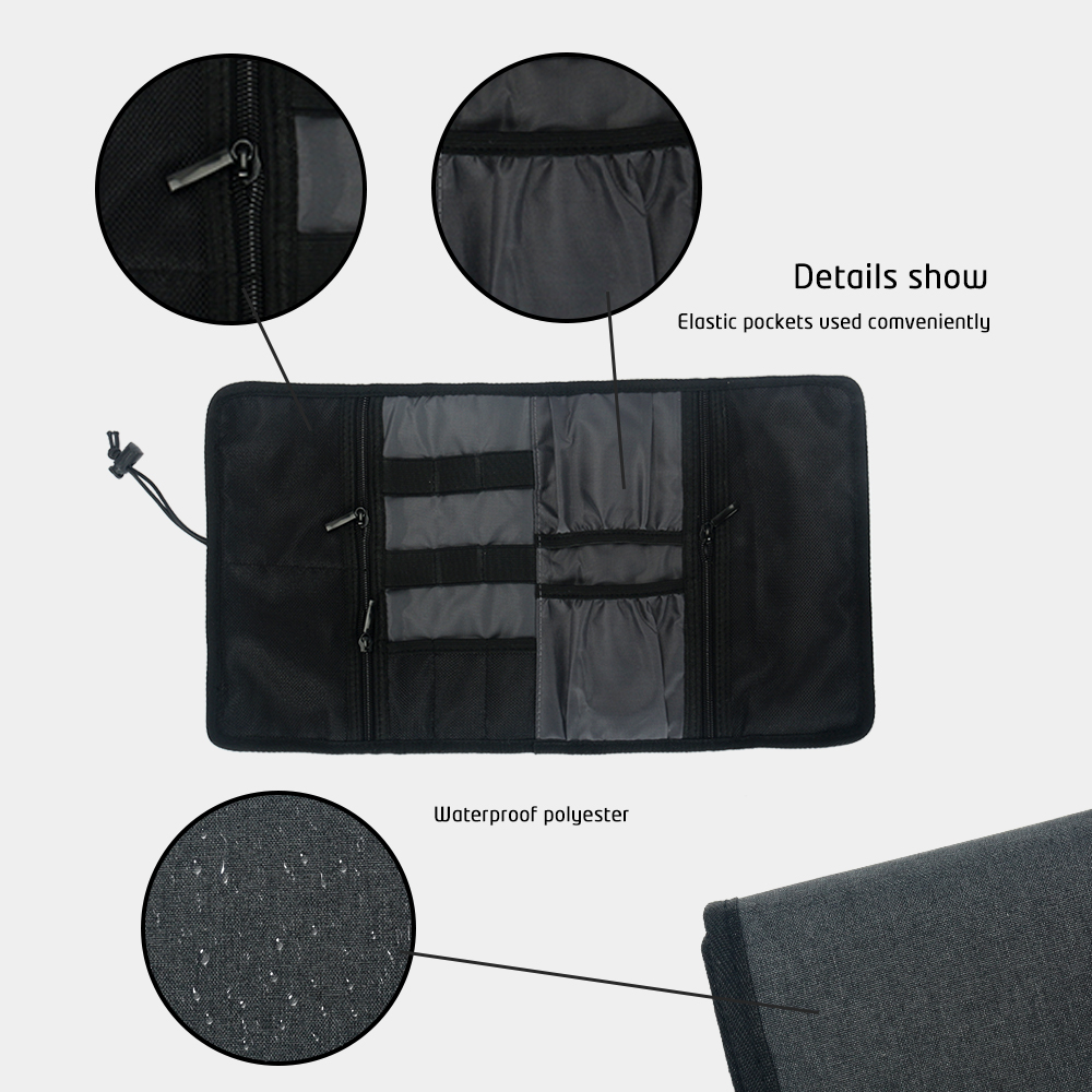 حقيبة تخزين الكابلات للسفر، حق - مراجعة Tech Accessories Organizer Pouch وسعره
