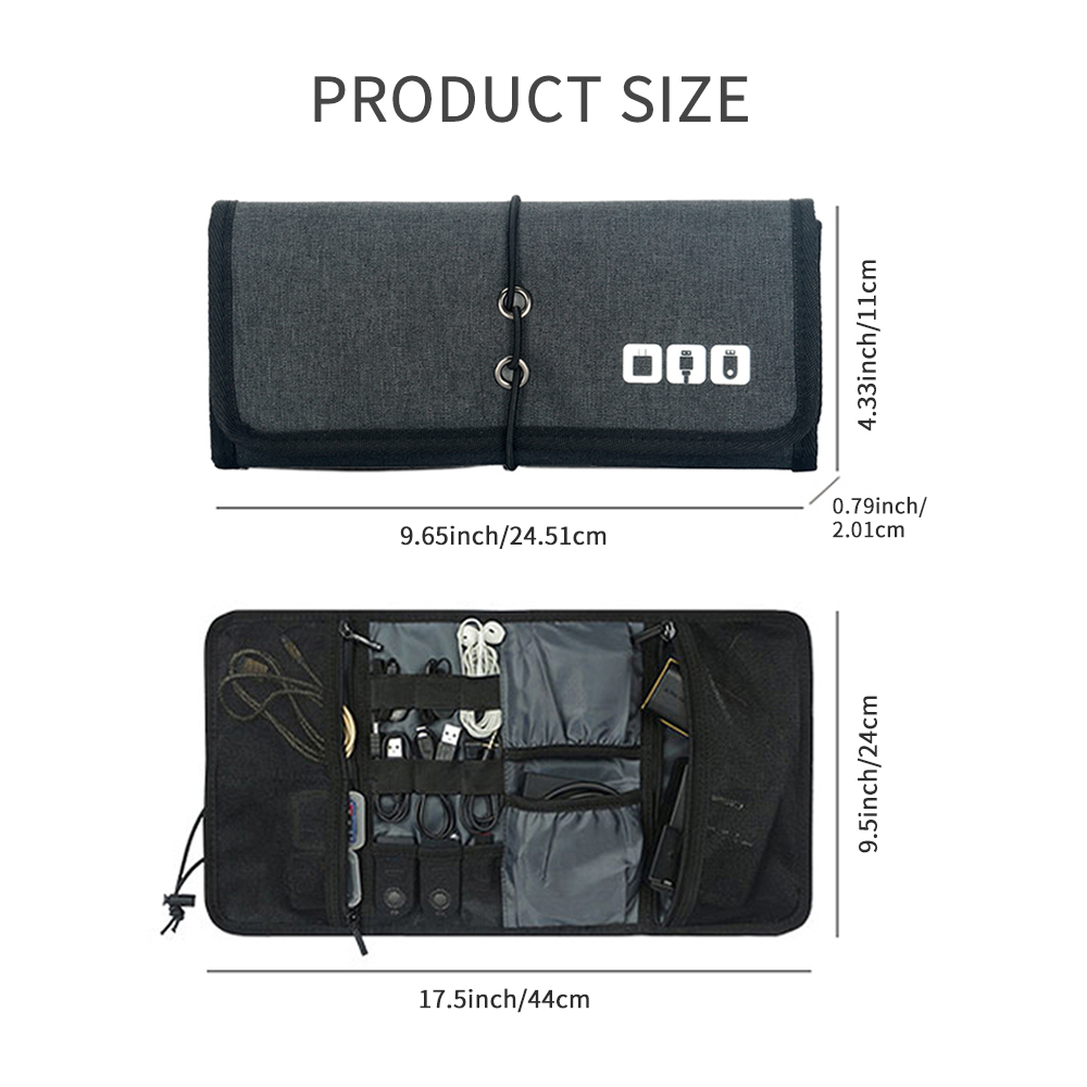 حقيبة تنظيم الكابلات المنزلية  - مراجعة Tech Accessories Organizer Pouch وسعره