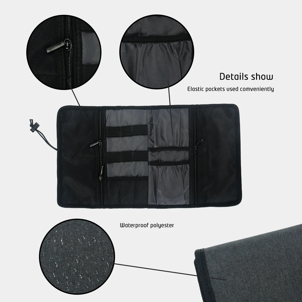 حقيبة سلك منظم إلكتروني، شاحن  - مراجعة Tech Accessories Organizer Pouch وسعره