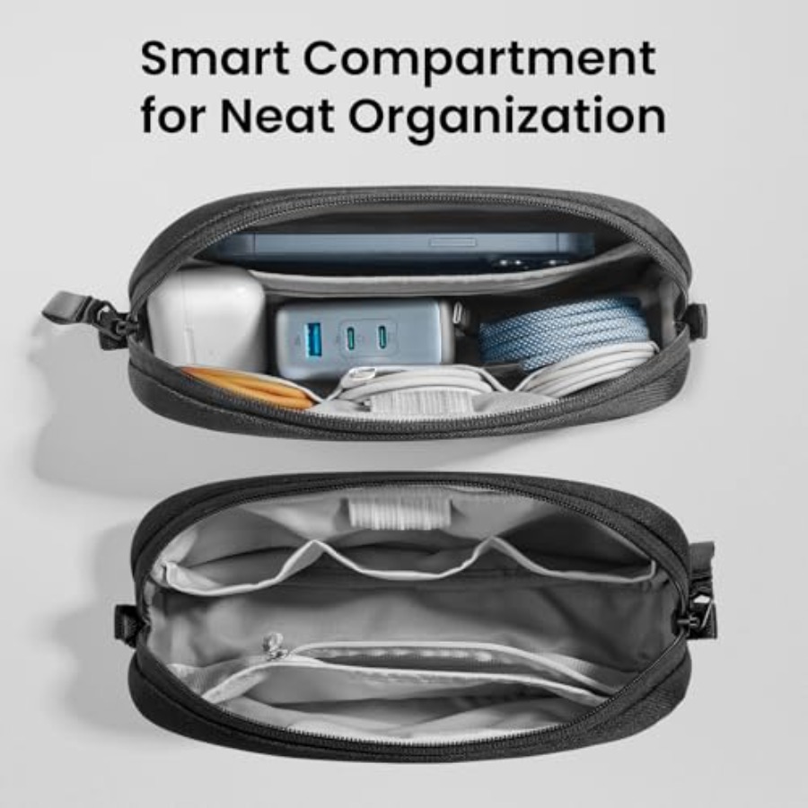 حقيبة سفر لتنظيم الإلكترونيات، - مراجعة Tech Accessories Organizer Pouch وسعره