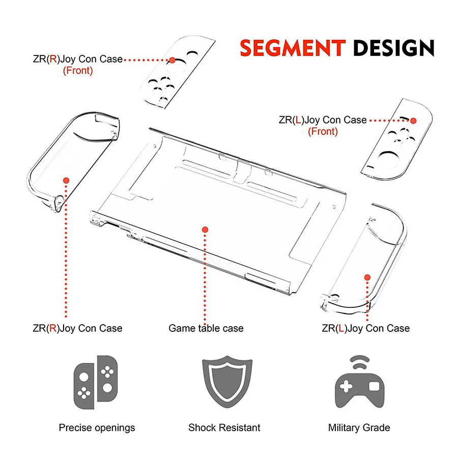 6 في 1 عدة أكياس لنينتندو سويت - مراجعة Tech Accessories Hard Case وسعره
